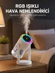 Gökyüzü Projektörlü Buhar Makinesi Ev Ofis ve Araç Uyumlu Yeni Nesil-1