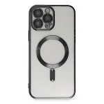 Apple İphone 15 Pro Kılıf Kross Magneticsafe Kapak - Siyah-3