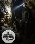 Hareket Sensörlü Şarj Edilebilir Kafa Lambası LCD Göstergeli-1