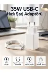 35W USB-C Hızlı Şarj Adaptörü Type-C to C Kablo Seti-1