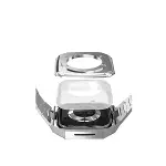 Apple Watch 44mm Metal Petek Kasalı Kordon - Gümüş-3