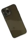 Apple iPhone 13 Pro Max Kılıf Fly Lens Silikon - Siyah-3