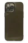 Apple iPhone 13 Pro Max Kılıf Fly Lens Silikon - Siyah-1
