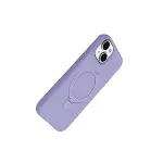 Apple İphone 15 Regal Magsafe Standlı Kapak - Lila-3
