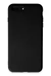Apple iPhone 7 Plus Kılıf First Silikon - Siyah-2