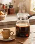 Elektrikli Cam Kahve Makinesi 650W 0.5 Litre Kapasiteli Türk Kahvesi Makinesi-1