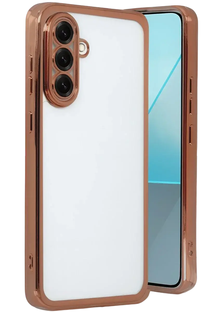 Samsung Galaxy A17 5G Razer Lensli Silikon - Çöl Titanyum