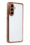 Samsung Galaxy A17 5G Razer Lensli Silikon - Çöl Titanyum-3
