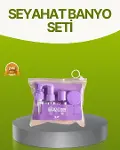 Seyahat Banyo Seti 5 Parça Şeffaf Taşıma Çantalı 30 ml-1