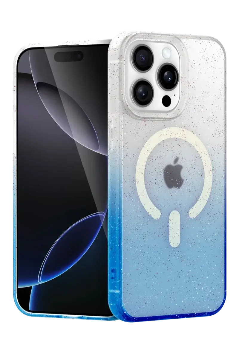 Apple iPhone 14 Pro Pummel Shiny Magsafe Kapak - Mavi