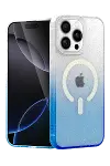 Apple iPhone 14 Pro Pummel Shiny Magsafe Kapak - Mavi-1