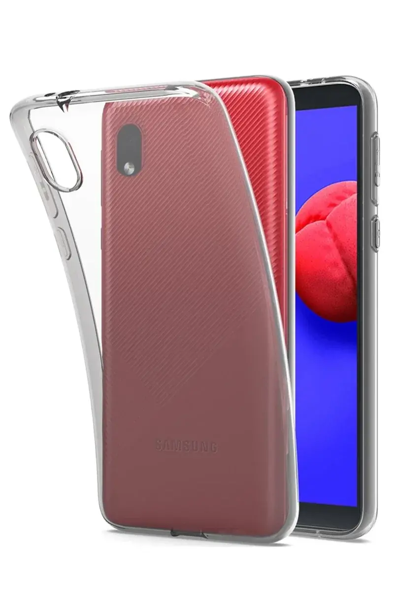 Samsung Galaxy A01 Core Kılıf Lüx Şeffaf Silikon
