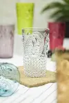 Akrilik Renkli 6'lı Uzun Bardak & Su Meşrubat Bardağı 750 ml ( Büyük Boy & Cam Değildir )-2