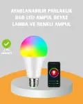 Uzaktan Kumandalı Akıllı LED Ampul, Enerji Tasarruflu-1