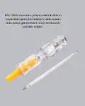 Neon Lambalı Elektrik Kontrol Kale Nikel Kaplama 110-220V-4