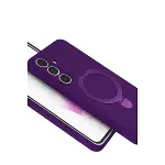 Samsung Galaxy S25 Fe Regal Magsafe Standlı Kapak - Derin Mor-4