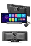 Android ve İOS Uyumlu Ön Arka Çift Kameralı Araç Ekranı Dokunmatik CarPlay-3