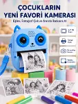 Anında Baskılı Çocuk Fotoğraf Makinesi Termal Yazıcılı Selfie Kamerası-1