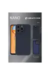 Apple iPhone 11 Pro Max Kılıf Nano içi Kadife Silikon - Mavi-2