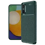 Oppo A38 Kılıf Auto Focus Karbon Kapak - Koyu Yeşil-3