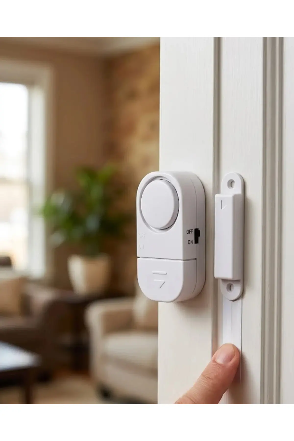 Kapı Alarmı Pencere Sensörü 90 dB Sesli Güvenlik Siste Kolay Montajlı