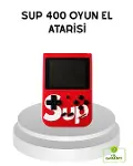 SUP Retro El Konsolu – 500 Oyun, TV Bağlantılı, 3 İnç Ekranlı Şarjlı Mini Atari-1