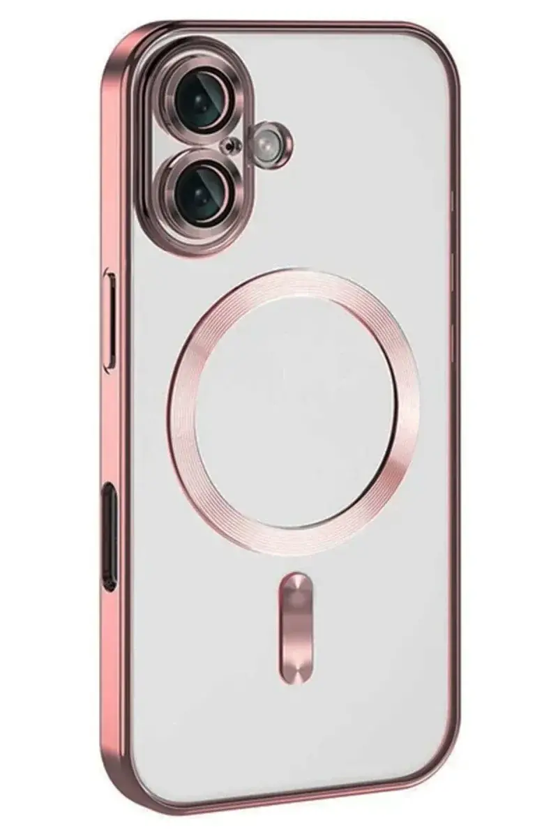 Apple iPhone 16 Kılıf Kross Magneticsafe Kapak - Pembe