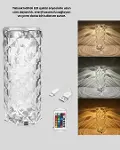 Kristal RGB LED Masa Lambası – Renkli Kumandalı Işık, Dekoratif ve Enerji Tasarruflu-3