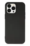 Apple iPhone 14 Pro Kılıf Nano içi Kadife Silikon - Siyah-1
