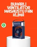 Ayarlanabilir Hız ve Yönlü Yüksek Performanslı Masaüstü Fan-1