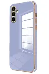 Samsung Galaxy A25 5G Kılıf Volet Silikon - Mavi-1
