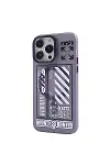 Apple iPhone 14 Pro Max Kılıf Apollo Magneticsafe Desenli Kapak - Apollo Mor - 1-2