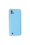 Realme C11 2021 Kılıf Nano içi Kadife Silikon - Mavi-3