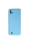 Realme C11 2021 Kılıf Nano içi Kadife Silikon - Mavi-1