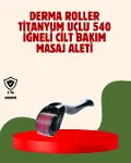 Dermaroller 1 mm Akne İzleri ve Çatlak Giderici Cilt Bakım Aleti-1