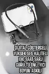 Boyun Bantlı Bluetooth Kulaklık Yüksek Ses Kaliteli 100 Saat Kulaklık-4