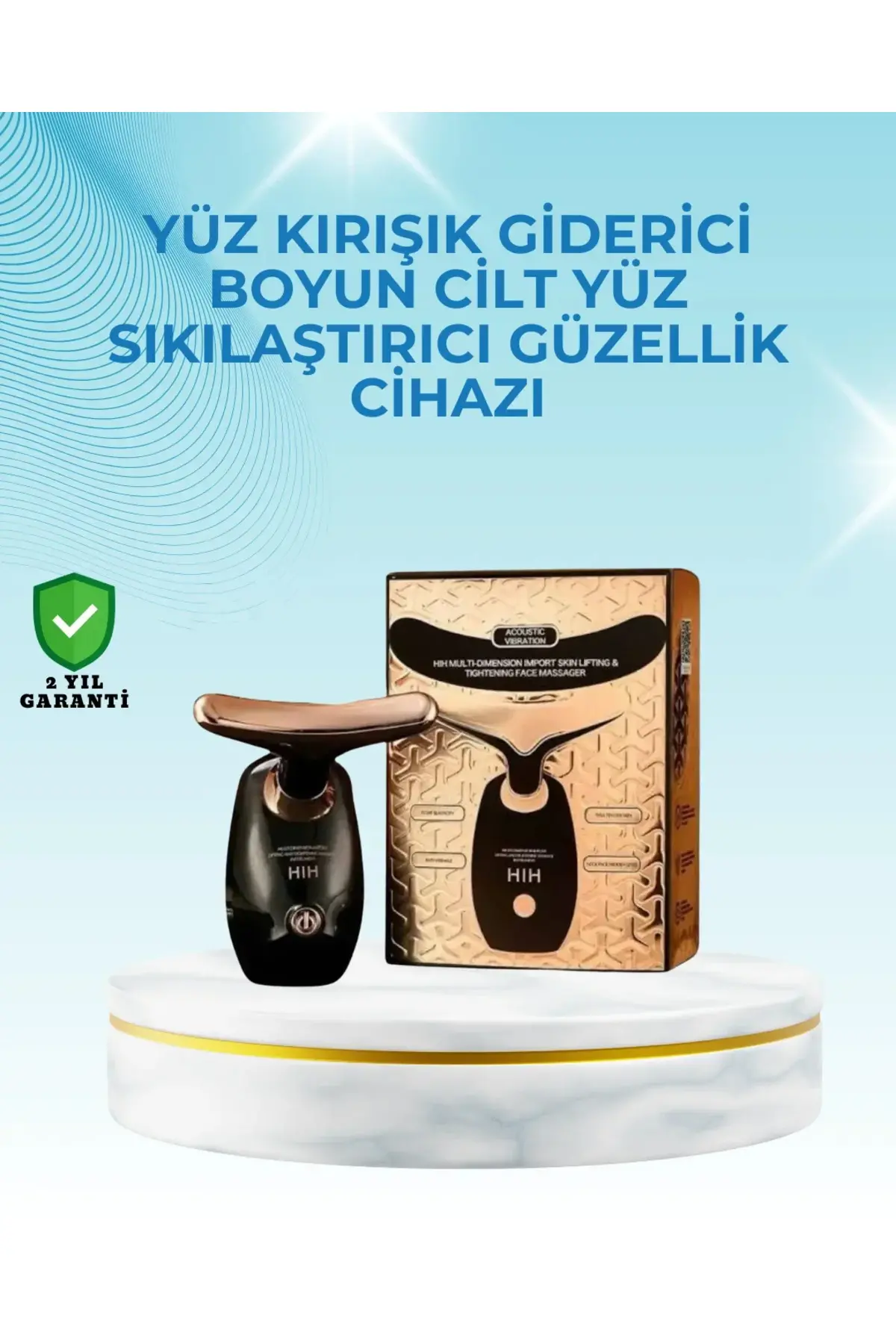 Çok Fonksiyonlu Yüz ve Göz Masaj Aleti – Genç ve Parlak Bir Cilt İçin