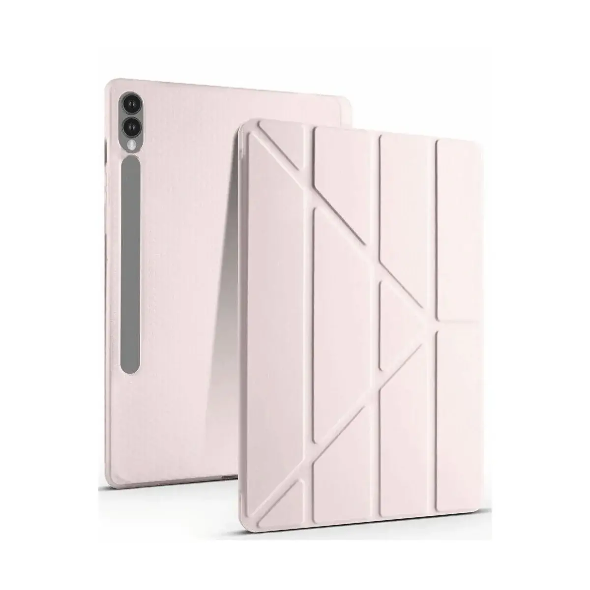 Samsung Galaxy X510 Tab S9 Fe 11 Kılıf Kalemlikli Mars Tablet Kılıfı - Rose Gold