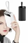 50.000 Mah Powerbank Turbo Hızlı Led Göstergeli Android İOS Uyumlu Taşınabilir Askılı-1