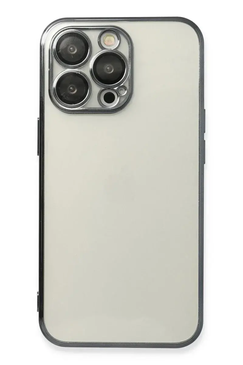Apple iPhone 14 Pro Max Kılıf Razer Lensli Silikon - Siyah