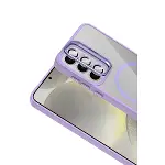 Joko Samsung Galaxy S24 Fe Rem Lensli Magsafe Standlı Kapak - Lila-2