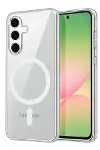 Samsung Galaxy A55 5G Combo Sert Şeffaf Magsafe Kapak - Şeffaf-1