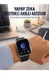 AMOLED Ekranlı Akıllı Saat Sesli Görüşme GPS Nabız ve Uyku Takibi Yeni Nesil-1
