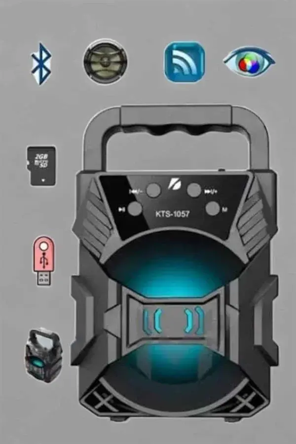 Yüksek Performanslı Bluetooth Hoparlör Kablosuz Taşınabilir