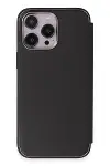 Apple iPhone 14 Pro Kılıf Dolpin Kapaklı - Siyah-3