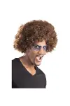 Kahve Renk Kıvırcık Afro Bonus Peruk-2