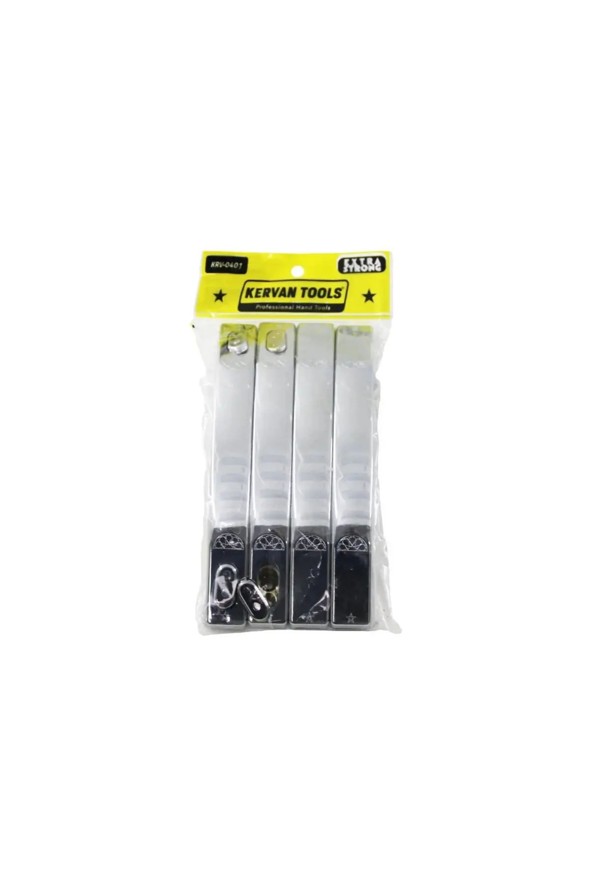 4PCS = 2TKM Plastik Krom Kaplama Duşakabin Kolu 10MM