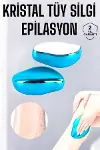 Epilasyon Aleti Bacaklar Kollar İçin Yıkanabilir Kristal Epilatör Tüy Silgi-2