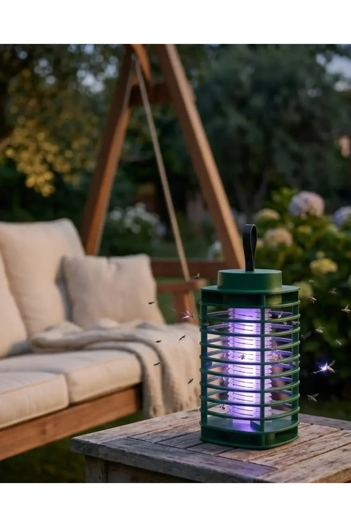 Elektrikli Sinek Öldürücü Lamba UV LED Teknolojili Sessiz ve Etkili