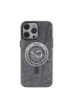 Apple iPhone 14 Pro Max Kılıf Apollo Magneticsafe Desenli Kapak - Apollo Siyah - 1-3